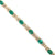 14ky emerald bracelet