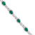 14kw emerald bracelet