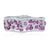 18kw pink sapphire bracelet