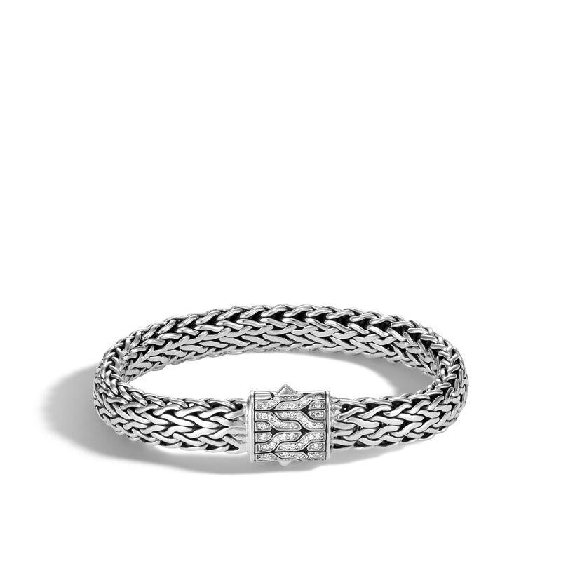 Classic Chain Bracelet with Diamonds