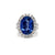 18k ring with a CDC certified Ceylon sapphire