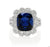 18k ring with a GIA certified no heat sapphire