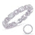 White Gold Stackable Eternity Band