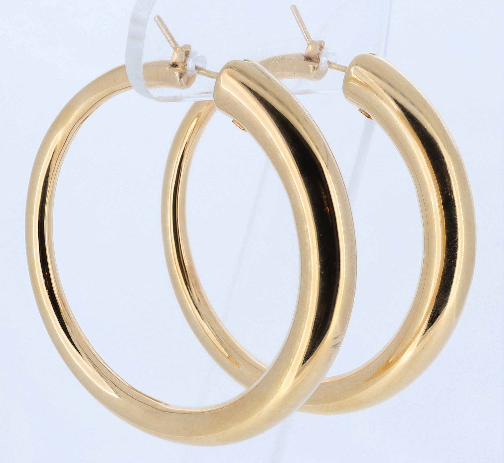 14Kt Yellow Gold Hoop Earrings