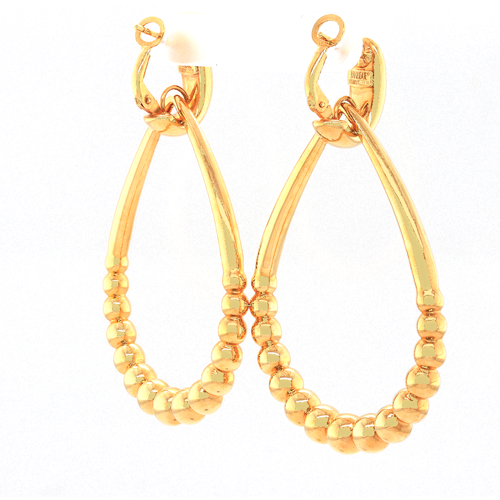 14Kt Yellow Gold Dangling Earrings