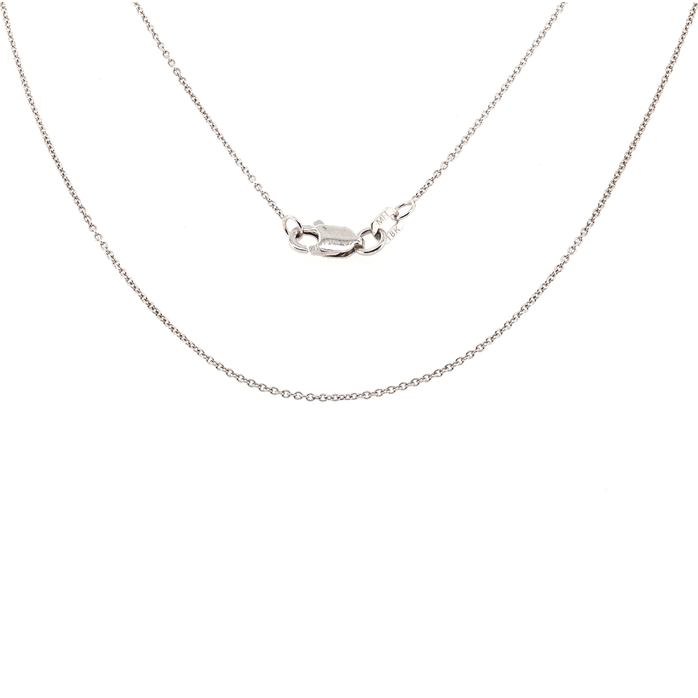 18K White Gold Link Chain 1.65Gms Ch