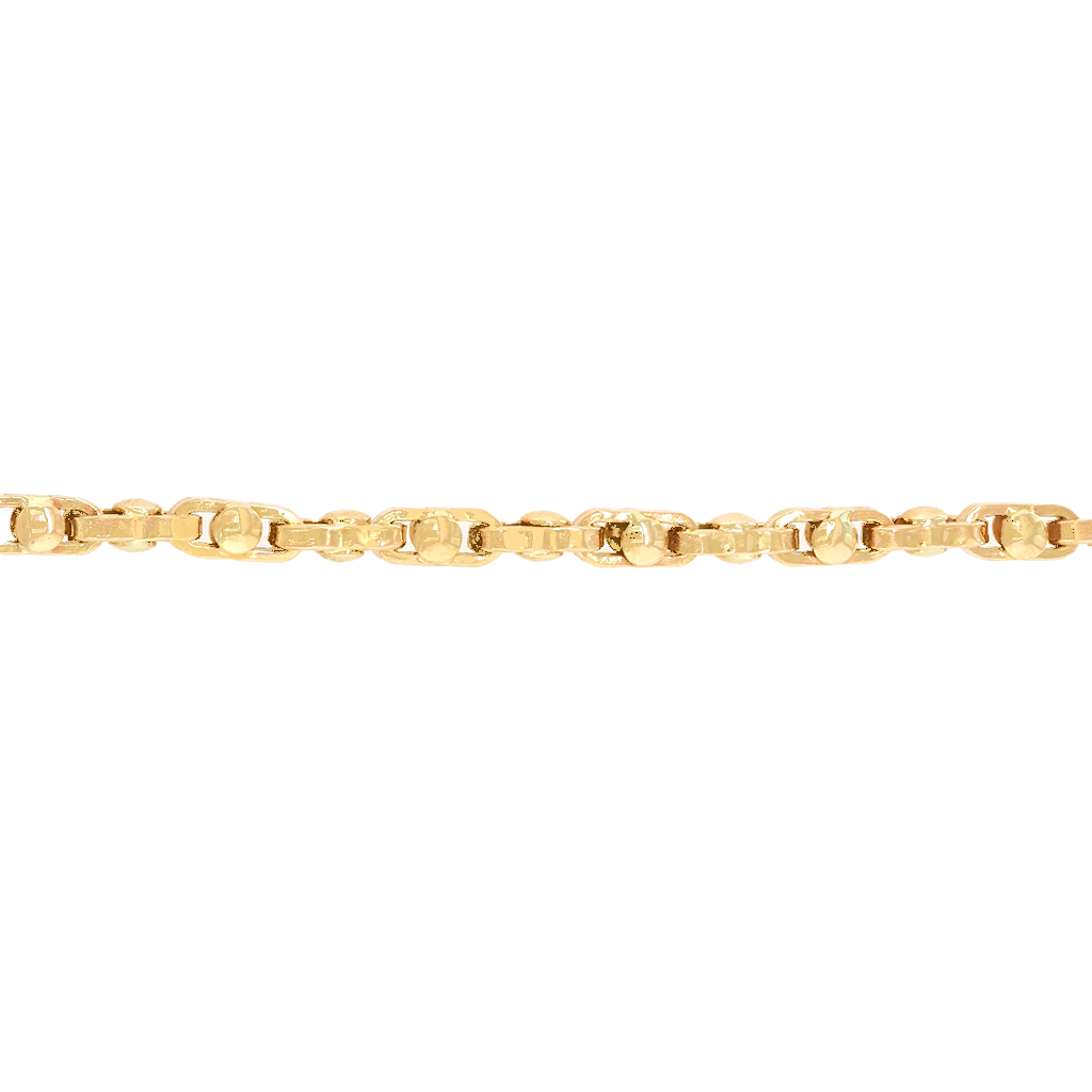 14K Yellow Gold Fancy Link Chain