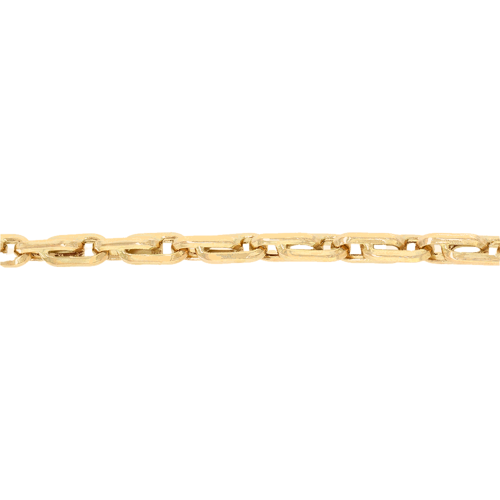14K Yellow Gold Fancy Link Chain