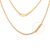 14K Yellow Gold Fancy Link Chain With Crystals