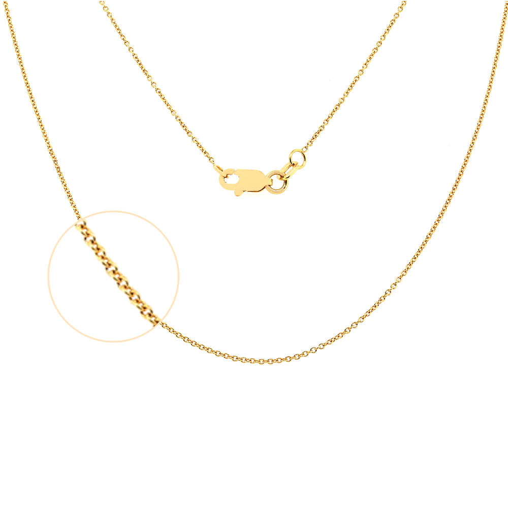 18Kt Yellow Gold Link Chain. 1.6Gr Ch