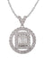 14kw diamond pendant