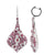 18kw ruby earrings