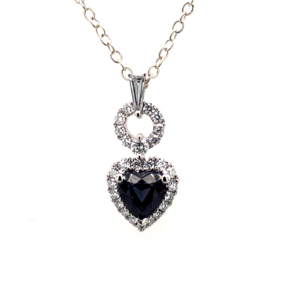 18kt White Gold pendant with a GUBELIN certified Brazilian alexandrite
