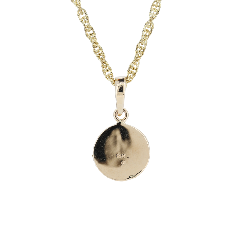 14K Yellow Gold Quartz/ Gold Nugget Pendant by Orocal
