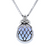 Round Tanzanite & 0.5 cttw Diamond Pendant