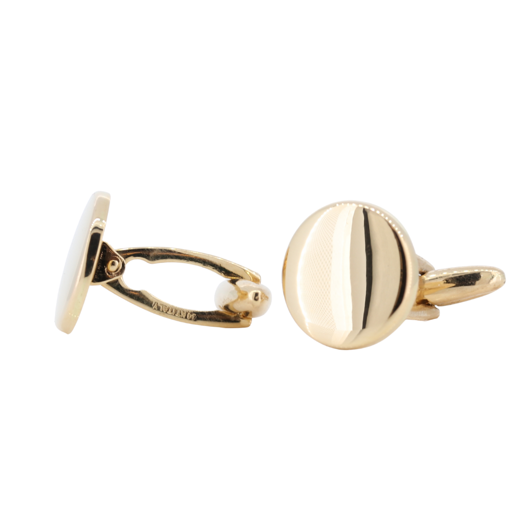 Men's Cufflinks In 14kt Yellow Gold