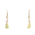 14K Yellow Gold Nugget 1.70 Grams Earrings