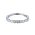 Shared Prong 11 Stone 1.00ctw Diamond Band In 14Kt White Gold