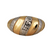 Two-Tone 14kt Gold Abstract Band Ring