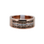 Fancy Choco and White Diamond Rose Gold Ring