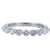 18Kt 1.07ctW 9 Stone Diamond Band