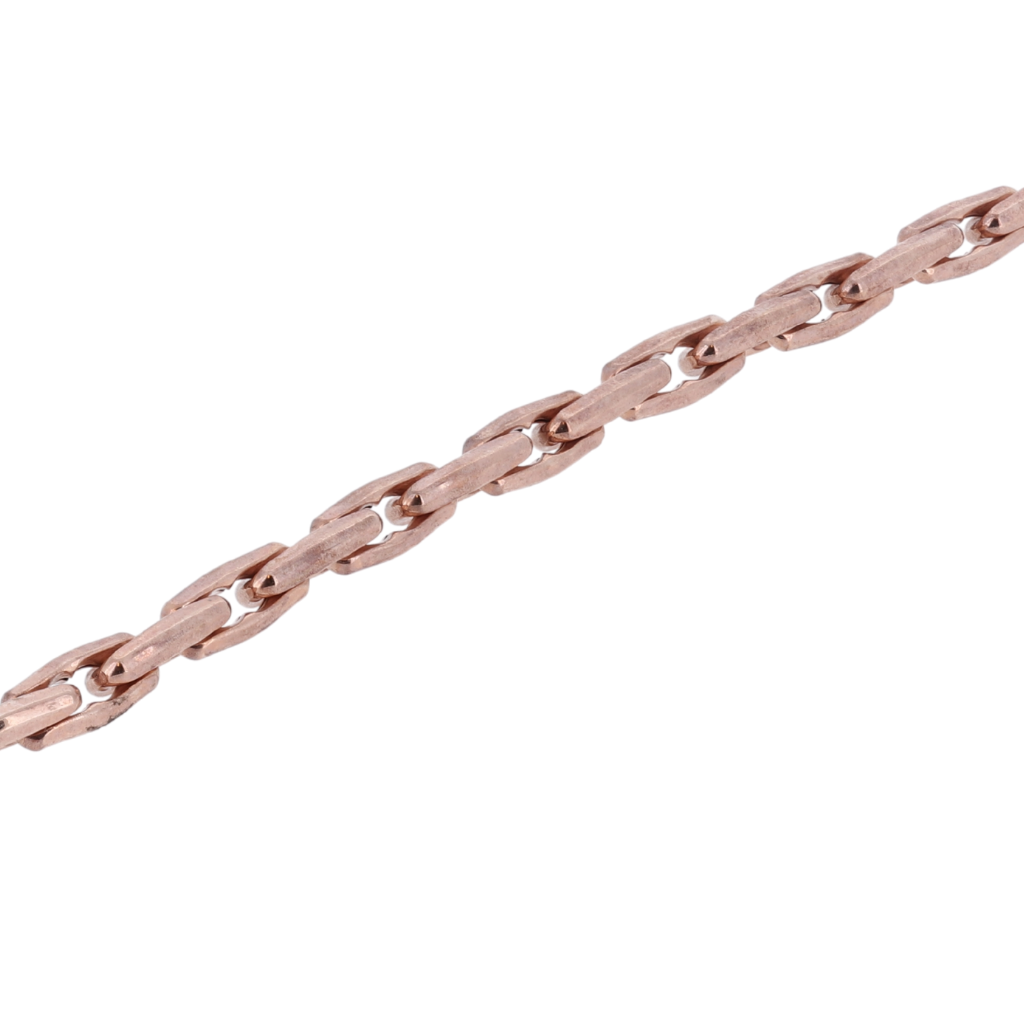 14K Rose Gold Fancy Link Chain