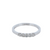 Shared Prong 5 Stone 0.25ctw Diamond Band In 14Kt White Gold