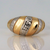 Two-Tone 14kt Gold Abstract Band Ring