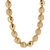 14Kt Yellow Gold Fancy Puffed Pear Shape Necklace