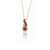 14Kt Strawberry Gold And Diamond Pendant