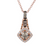 14Kt Strawberry Gold And Diamonds Pendant