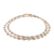 Delicate and Beautiful Tri-Gold Necklace Statement Piece