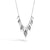 Classic Chain Wave Necklace In Silver
