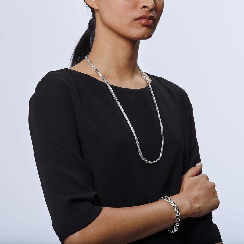 Asli Classic Chain transformable Necklace in Silver