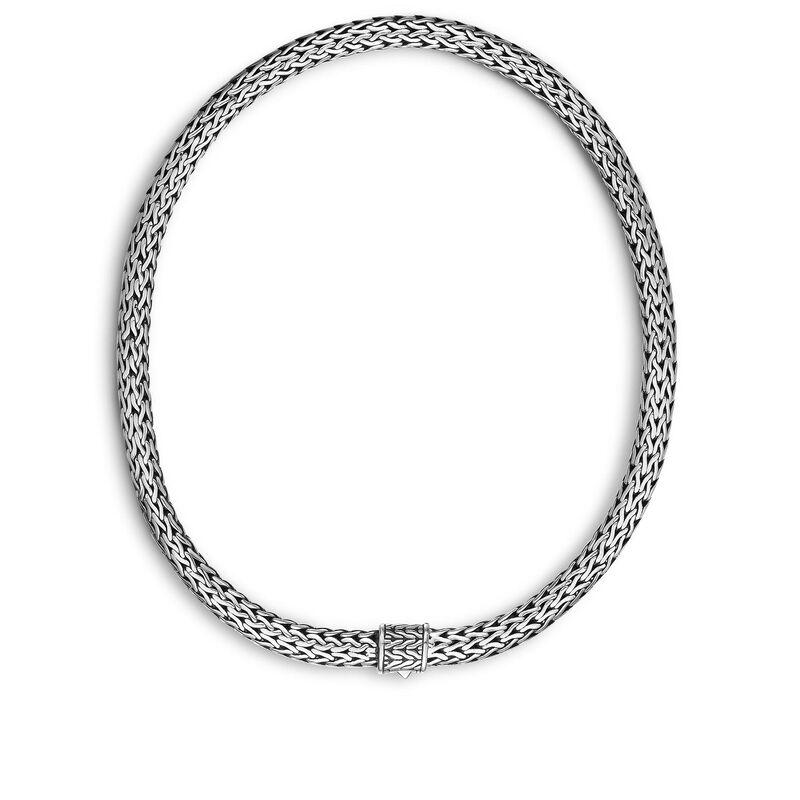 Classic Chain 7.5MM Necklace in Silver