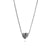 Classic Chain Heart Necklace in Silver
