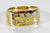 Gold Quartz Ring "Orocal" RM1005Q Genuine Hand Crafted Jewelry - 14K Gold Casting