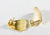 Gold Nugget Earrings "Orocal" EH25 Genuine Hand Crafted Jewelry - 14K Gold Casting