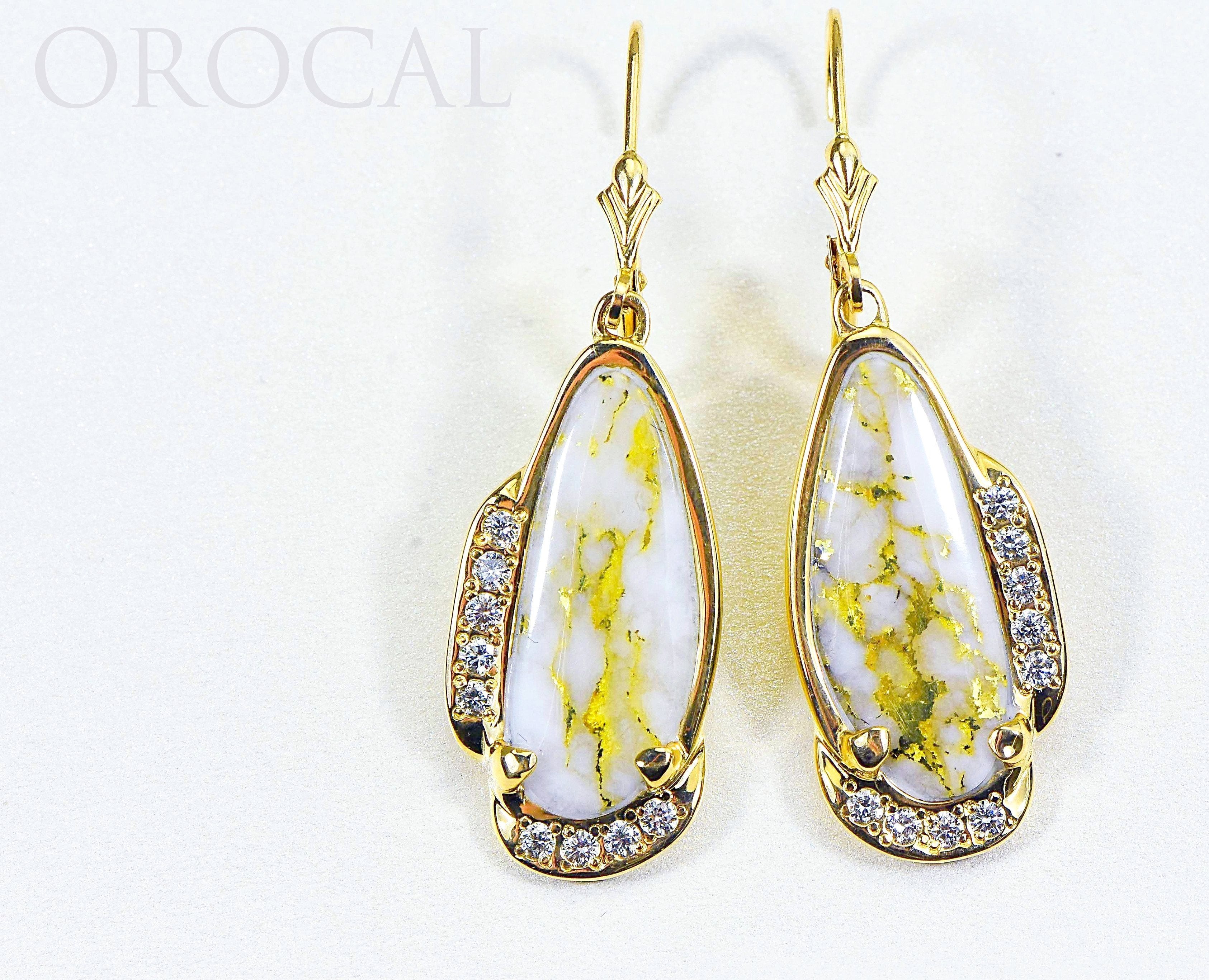 Gold Quartz Earrings