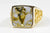 Gold Quartz Ring "Orocal" RM1004Q Genuine Hand Crafted Jewelry - 14K Gold Casting