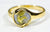 Gold Quartz Ladies Ring "Orocal" RL650Q Genuine Hand Crafted Jewelry - 14K Gold Casting