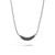 Classic Chain Necklace with Black Sapphire, Black Spinel