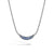 Classic Chain Necklace with Blue Sapphire