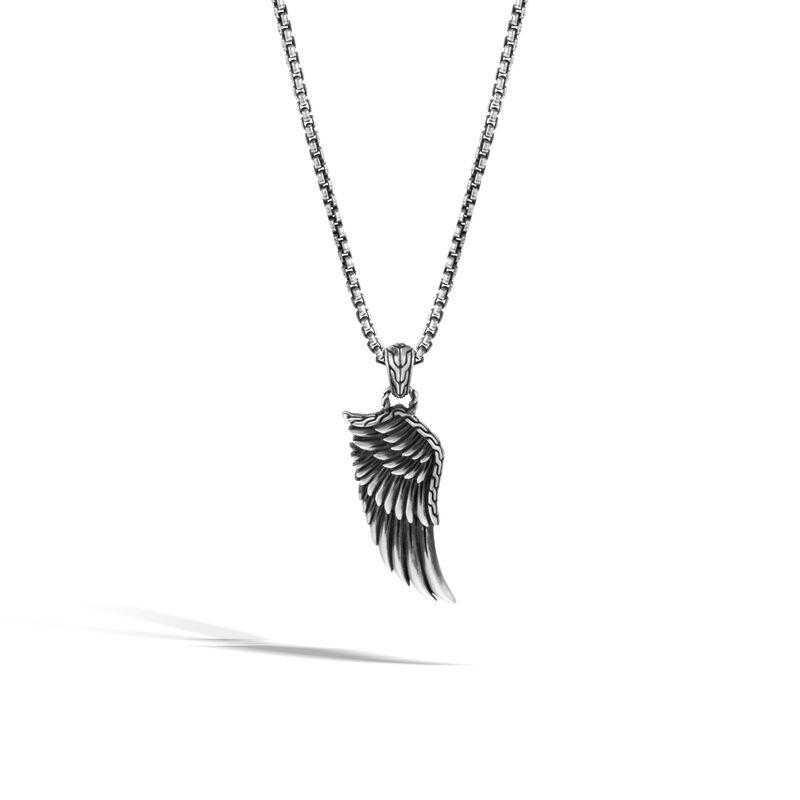 Silver Men's Wing Necklace