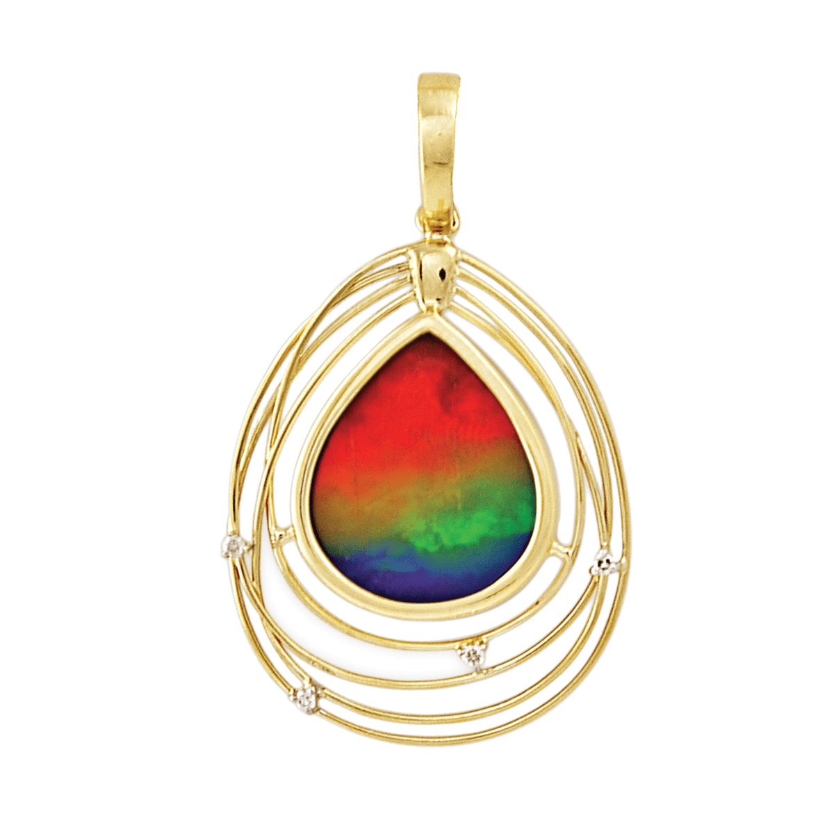 Solara 18kt Yellow Gold Pendant