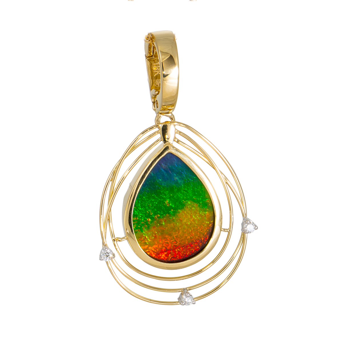 Petite Solara 18kt Yellow Gold Pendant