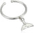 Sterling Silver Whale-Tail Adjustable Ring by Alex and Ani
