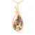 14kt Rose Quartz Pendant by Orocal