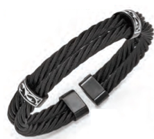 Thorn Black Cable Ti Cuff