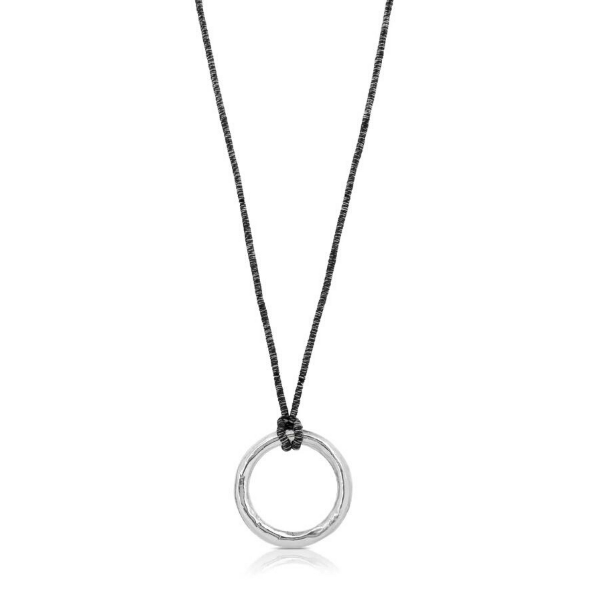 Silver Duna Tube Necklace